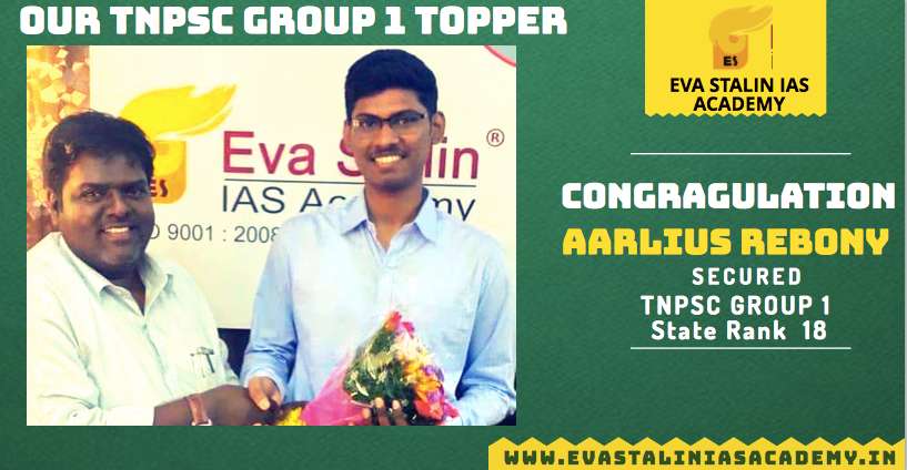 Eva Stalin IAS Academy Chennai Topper Student 1 Photo